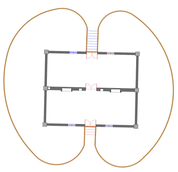 Layout of Bheel Tribe House