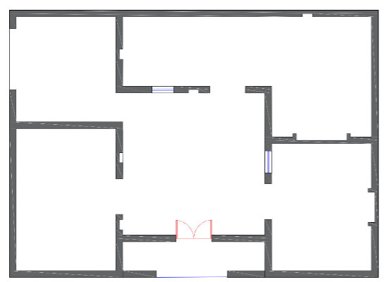 Layout of Gond Tribe House